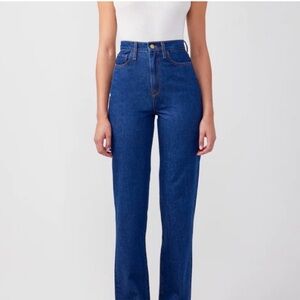 Triarchy High Rise Jeans - Dark Indigo - Organic Cotton - Size 32